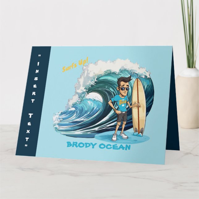 Tarjeta Brody Ocean Wavecrest (Anverso)