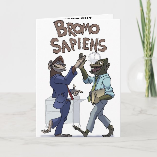 Tarjeta Bromo Sapiens (en la oficina) (Anverso)