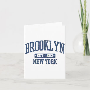 Tarjeta Brooklyn New York Ny Vintage Sports Design