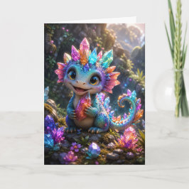 Tarjeta Brote de Cristal – Arte de Fantasía de Dragón de C
