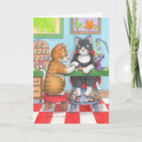 Brote y Tony Notecard de la manicura del