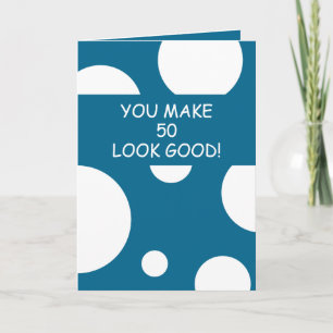 Tarjeta Brother Funny Chiste Blue Personalizado 50 cumplea