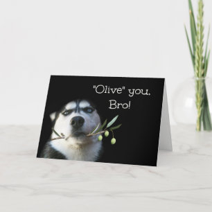 Tarjeta Brother Happy Birday Card Funny