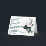Tarjeta Brother/tarjeta del poema del cumpleaños de Lilly<br><div class="desc">Brother/tarjeta del poema del cumpleaños de Lilly de la cala de la hermana</div>