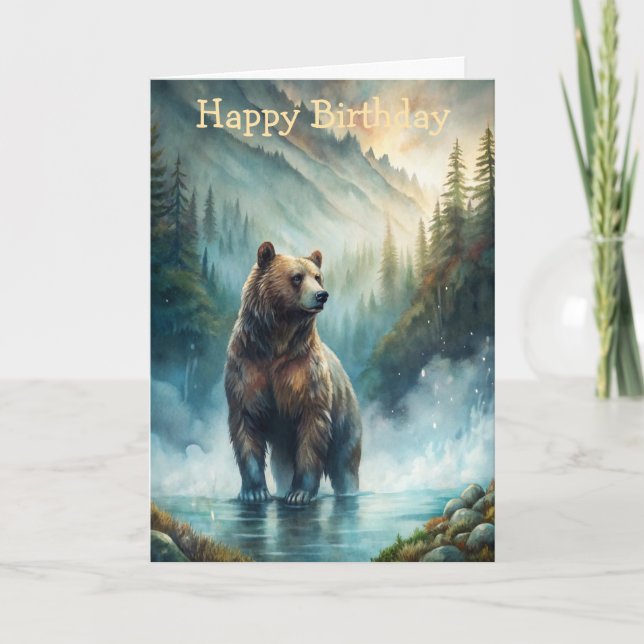 Tarjeta Brown Bear  (Anverso)