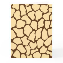 Brown Giraffe Pattern – Minimal Animal Print
