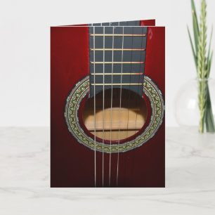 Tarjeta Brown_Guitar_Greeting_Card.