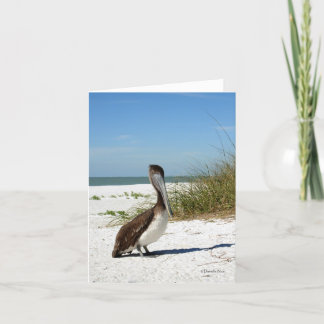 Tarjeta Brown Pelican Notecard