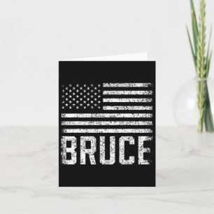 Tarjeta Bruce Birthday Forename Nombre Personalizado Usa 1