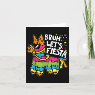 Tarjeta Bruh deja Fiesta Pinata Cinco De Mayo Parte Mexica