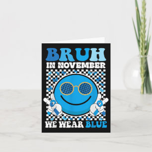 Tarjeta Bruh En Noviembre Usamos Conciencia Sobre La Diabe