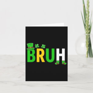 Tarjeta Bruh Meme Divertido Diciendo Que Bro Saluda Al Jov