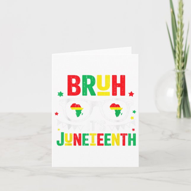 Tarjeta Bruh su 19 de junio libertad 19 de junio 1865 afri (Anverso)