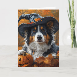 Tarjeta Bruja Australiana Halloween