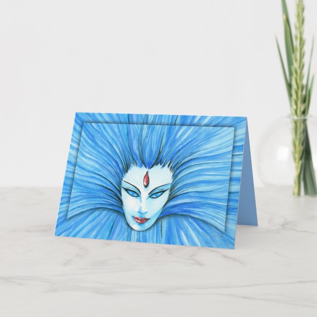 Tarjeta Bruja azul (Anverso)