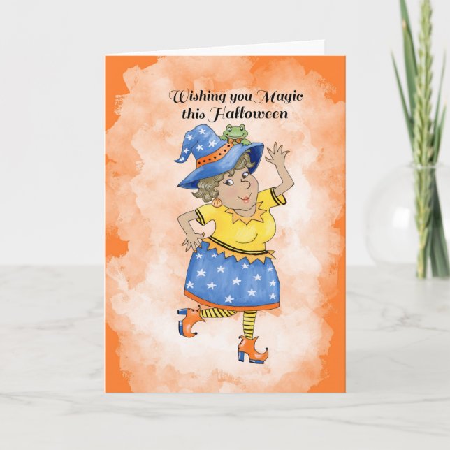 Tarjeta Bruja bailarina (Anverso)