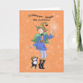 Tarjeta Bruja Bailarina 
