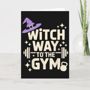 Tarjeta Bruja Camino Al Gimnasio