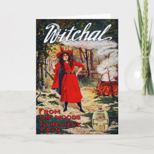 Tarjeta Bruja de bruja de 1912