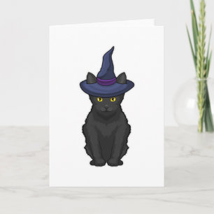 Tarjeta Bruja de gato