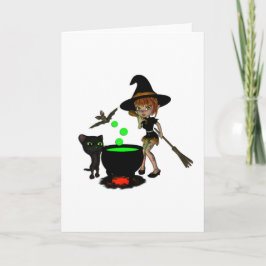 Tarjeta Bruja de la caldera