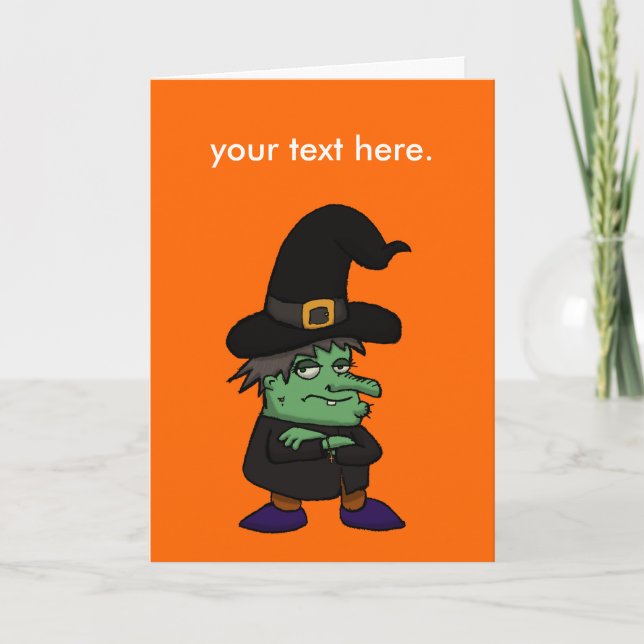 Tarjeta Bruja de Witchy (Anverso)