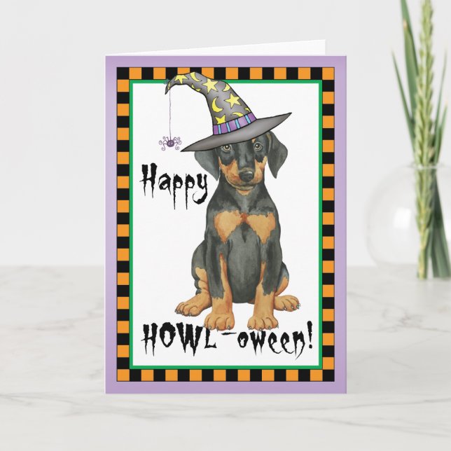 Tarjeta Bruja del Doberman (Anverso)