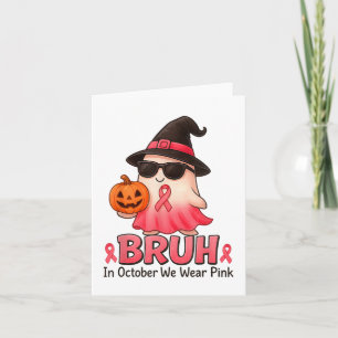 Tarjeta Bruja En Octubre Nosotros Usamos Nk Boo Conciencia