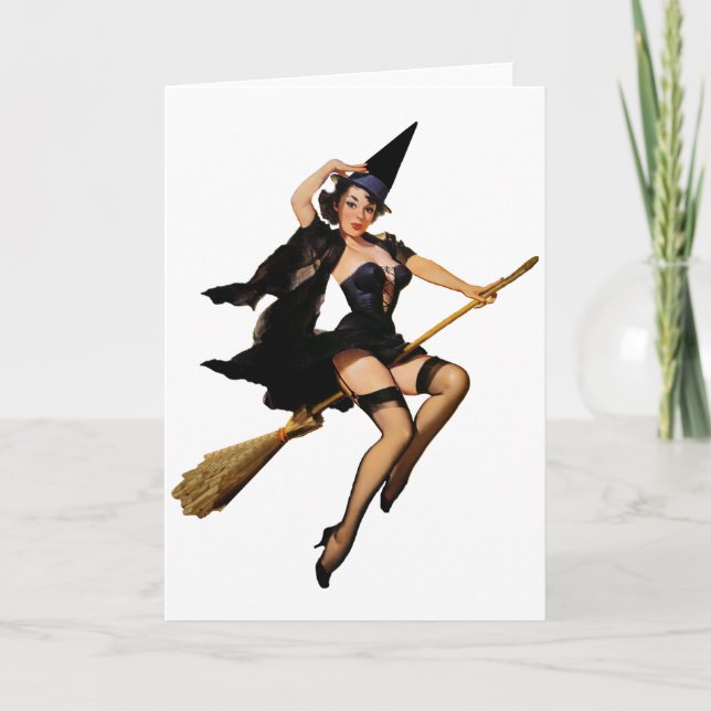 Tarjeta Bruja Pin-Para arriba (Anverso)