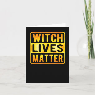 Tarjeta Bruja vive divertida Halloween Witch Meme Wiccan W