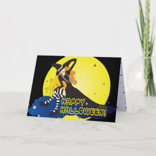 Tarjeta bruja y luna_1