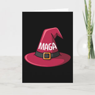 Tarjeta Brujas por Trump - Camiseta divertida de Halloween