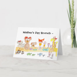 Tarjeta Brunch del Día de la Madre