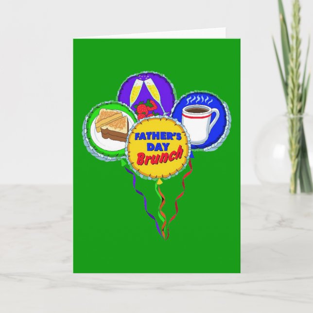 Tarjeta Brunch del Día del Padre (Anverso)