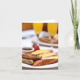 Tarjeta Brunch dominical