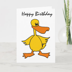 Tarjeta BT - Funny Duck Birday Card