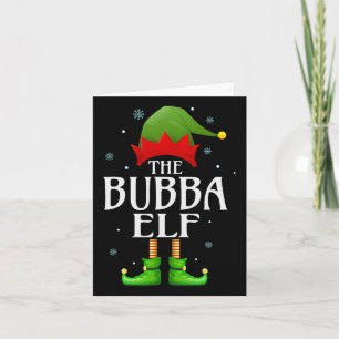 Tarjeta Bubba Elf Xmas Navidades del grupo familiar Gra