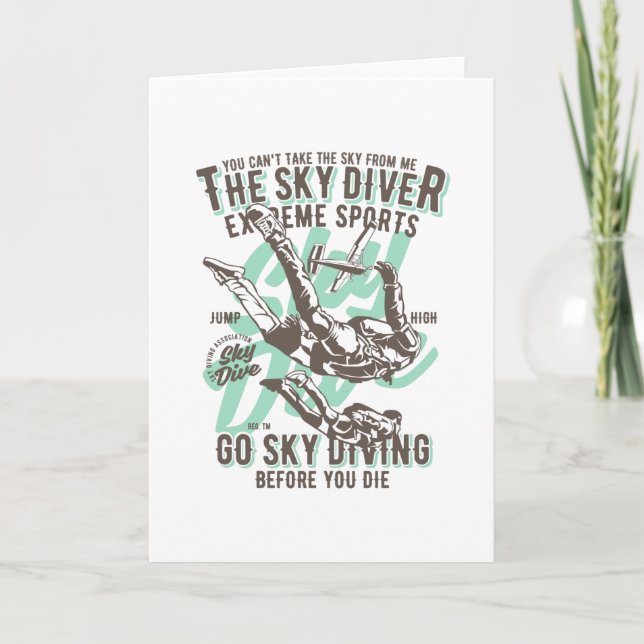 Tarjeta Buceador de cielo (Anverso)