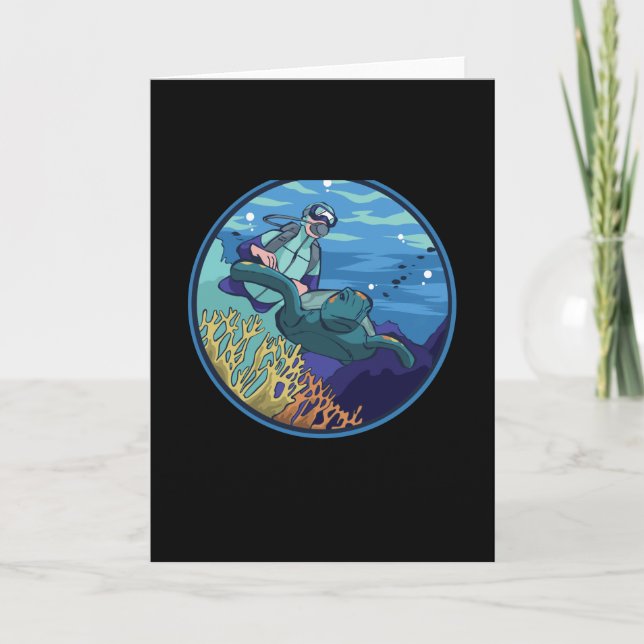 Tarjeta Buceador de Scuba (Anverso)