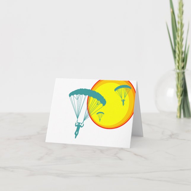 Tarjeta buceadores retros del cielo (Anverso)