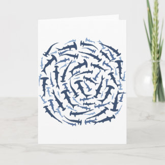 Tarjeta buceo hammerhai hammerhead