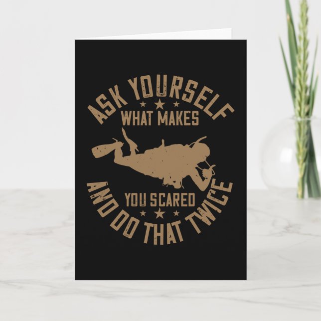 Tarjeta Buceo - Lo Que Te Da Miedo Y Repite (Anverso)