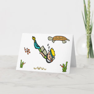 Tarjeta Buceo Scuba