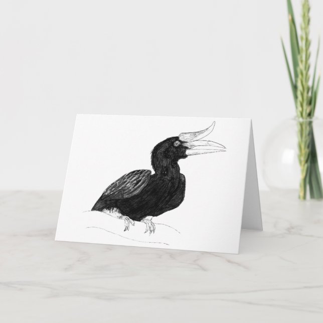 Tarjeta Bucerótido rinoceronte de Odin (Anverso)