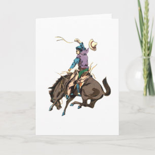 Tarjeta Buckaroo japonés antiguo 5