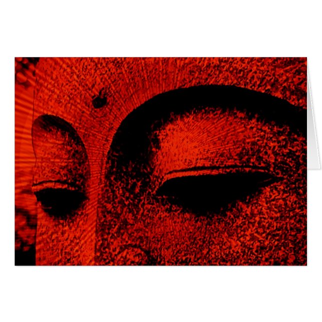 Tarjeta BUDDHA ROJA (Anverso (Horizontal))