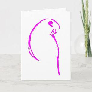 Tarjeta Budgie Birthday Card