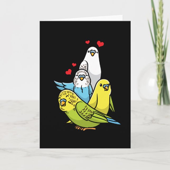 Tarjeta Budgie Parrot (Anverso)