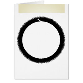 Tarjeta budista de matemáticas enso