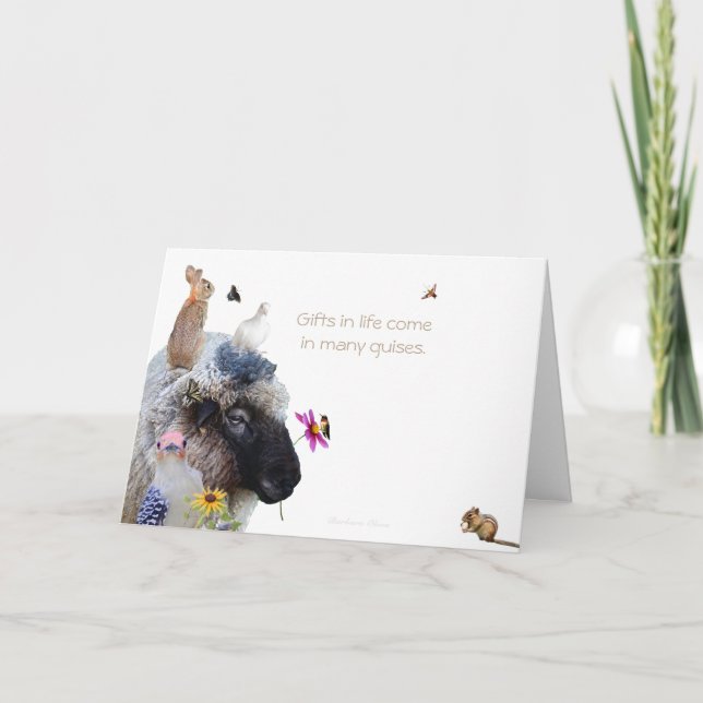 Tarjeta Budista/Feliz Cumpleaños: (Anverso)